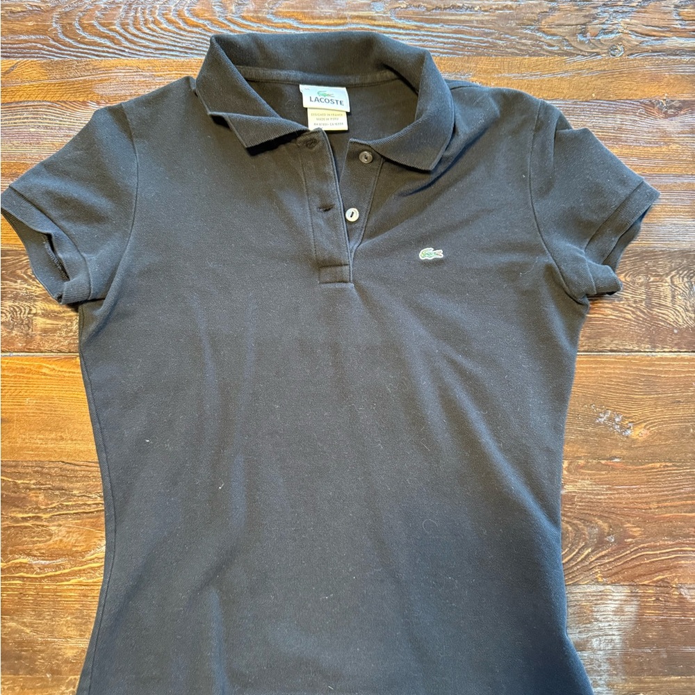 Lacoste Black Polo Shirt